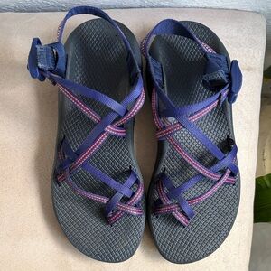 Chaco Women's Sandals in Navy and Black